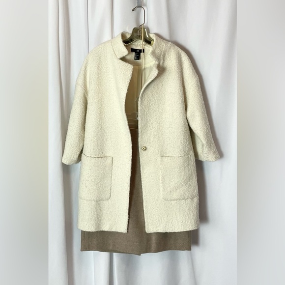 J Crew Pencil Skirt Tan/Taupe Heathered Wool - Picture 8 of 11